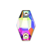 #C331 Sew on Rhinestone Hexagon Shape Flatback Crystals for Costumes Decoration - Craft