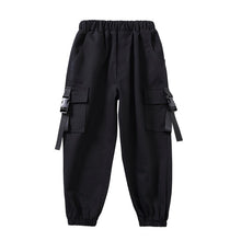 #H0043 Black  Hip Hop T Shirt -Vest Tactical Cargo Pants