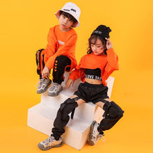 #HH99974 Hip Hop Sweatshirt - Crop- Casual Pants for Girl and Boy