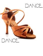 #B2363 Diamond Look Buckle- Ballroom Latin Shoes