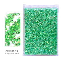 #R991 Bulk Package- RESIN Non Hot Fix Rhinestones -AB Flat Back