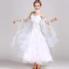 #B100 Girls Ballroom Dress- Children Dance Costumes - Girls Ballroom Dress