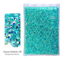 #R991 Bulk Package- RESIN Non Hot Fix Rhinestones -AB Flat Back