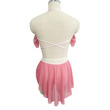 #D002-A  Nylon/Lycra Mesh Lyrical Dance Costume-Dance School -Troupe or Solo Performance