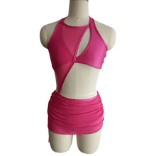 #D0010-A Nylon/Lycra Mesh Modern Contempory Dance Costume- Dance School - Troupe or Solo Performance