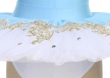 #TT528 New!! Pancake Pre-Professional Ballet Tutu with  Gold Trim For Performance