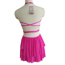 #D027-C Nylon/Lycra Mesh Modern Contempory Costume- Dance School - Troupe or Solo Performance