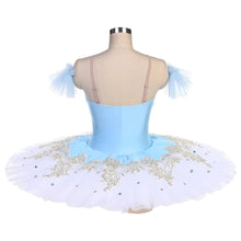 #TT528 New!! Pancake Pre-Professional Ballet Tutu with  Gold Trim For Performance