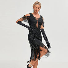 #D2024 Women's Vintage 1920s Style -Sequin Roaring 20s -Gatsby- Party- Flapper Dress