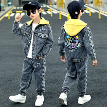 HH338 Boys Hip Hop Jacket+Pants - 2Pcs/Sets -Streetwear- Dance