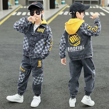 HH338 Boys Hip Hop Jacket+Pants - 2Pcs/Sets -Streetwear- Dance