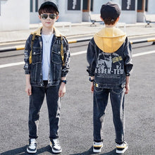 HH338 Boys Hip Hop Jacket+Pants - 2Pcs/Sets -Streetwear- Dance