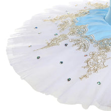 #TT528 New!! Pancake Pre-Professional Ballet Tutu with  Gold Trim For Performance