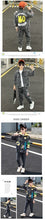 HH338 Boys Hip Hop Jacket+Pants - 2Pcs/Sets -Streetwear- Dance