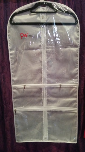 CLEAR GARMENT BAGS by Dream Duffel , Studio7 and P.W. Available.
