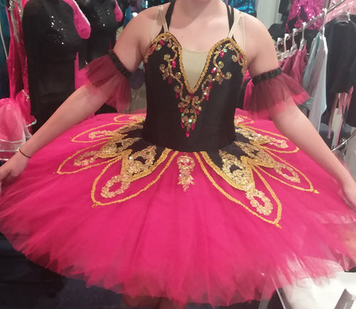 #TT2227  Sienna Spanish Inspired Pancake Performance Tutu