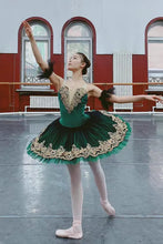 #TT228 Dark Green Pre-Professional Classical Pancake Performance Tutu