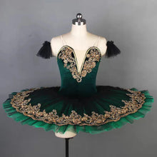 #TT228 Dark Green Pre-Professional Classical Pancake Performance Tutu