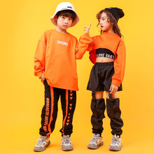 #HH99974 Hip Hop Sweatshirt - Crop- Casual Pants for Girl and Boy