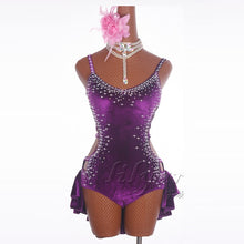 #L669 Beautiful Latin -Pole Dance- Salsa Dance Dress