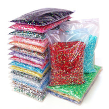 #R991 Bulk Package- RESIN Non Hot Fix Rhinestones -AB Flat Back