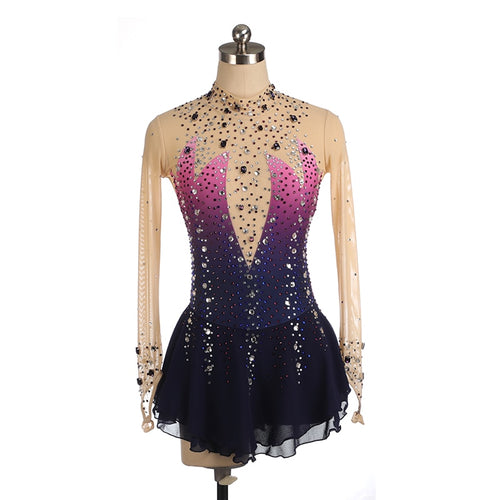 #SK541 Figure Skating Dress -Customized Size -Competition Dress