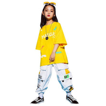 #HH449 Cool Hip Hop Outfits -Tshirt -Cargo Pants - Dance Wear -Costumes For Boys Girls