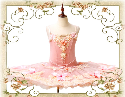 #TT665 Pretty Pink Classical Pancake Tutu