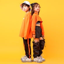 #HH99974 Hip Hop Sweatshirt - Crop- Casual Pants for Girl and Boy