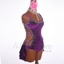 #L669 Beautiful Latin -Pole Dance- Salsa Dance Dress