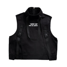 HH901 Hip Hop Sweatshirt -High Neck Vest- Tactical Cargo Pants