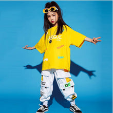 #HH449 Cool Hip Hop Outfits -Tshirt -Cargo Pants - Dance Wear -Costumes For Boys Girls