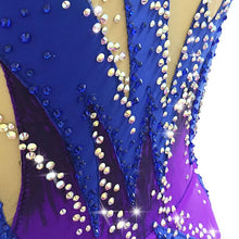 SK558 Adult -Childs Artistic Gymnastics Leotards - Jeweled- Sleeveless Figure Skating Dress