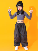 #HH9620  Hip Hop Outfit Navel Long Sleeve Top..Sold as Set or Seperates