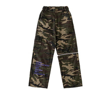 #HH4501 Modern Girls Hip Hop Performance Costume- Camouflage Pants- Crop Kpop Outfit-  Street Wear