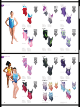 P.W. SLEEVELESS GYMNASTCS LEOTARDS