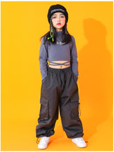 #HH9620  Hip Hop Outfit Navel Long Sleeve Top..Sold as Set or Seperates