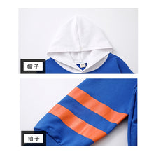 #H469 Boys Hip Hop Contrast Hoodies - Cargo Pants -Patchwork Sweatshirt -Dance- Streetwear