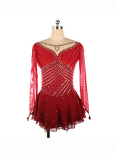 #SK745 Figure Skating Dress- Customized size- Competition Ice Skating Dress