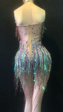 #DS22 Lady GaGa-Beyonce Rhinestones and Tassles Stage-Dance Costume