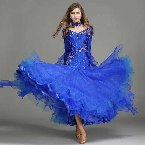 #99906 Womens  Waltz Ballroom Foxtrot Competition Dress