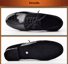 Obsession #M222 Mens Modern Textured PU and Flannel Ballroom Dance Shoes