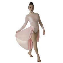 #9986 Womens Beautiful Long Mesh Sleeved Lyrical Performance Costume