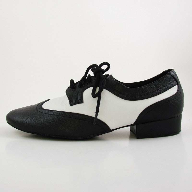Obsessions #M99001 Men's Black White Genuine Leather Flats Modern Danc –  OBSESSIONS DANCEWEAR & ACCESSORIES