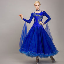 #B2222  Waltz- Foxtrot Competion Ballroom Dress