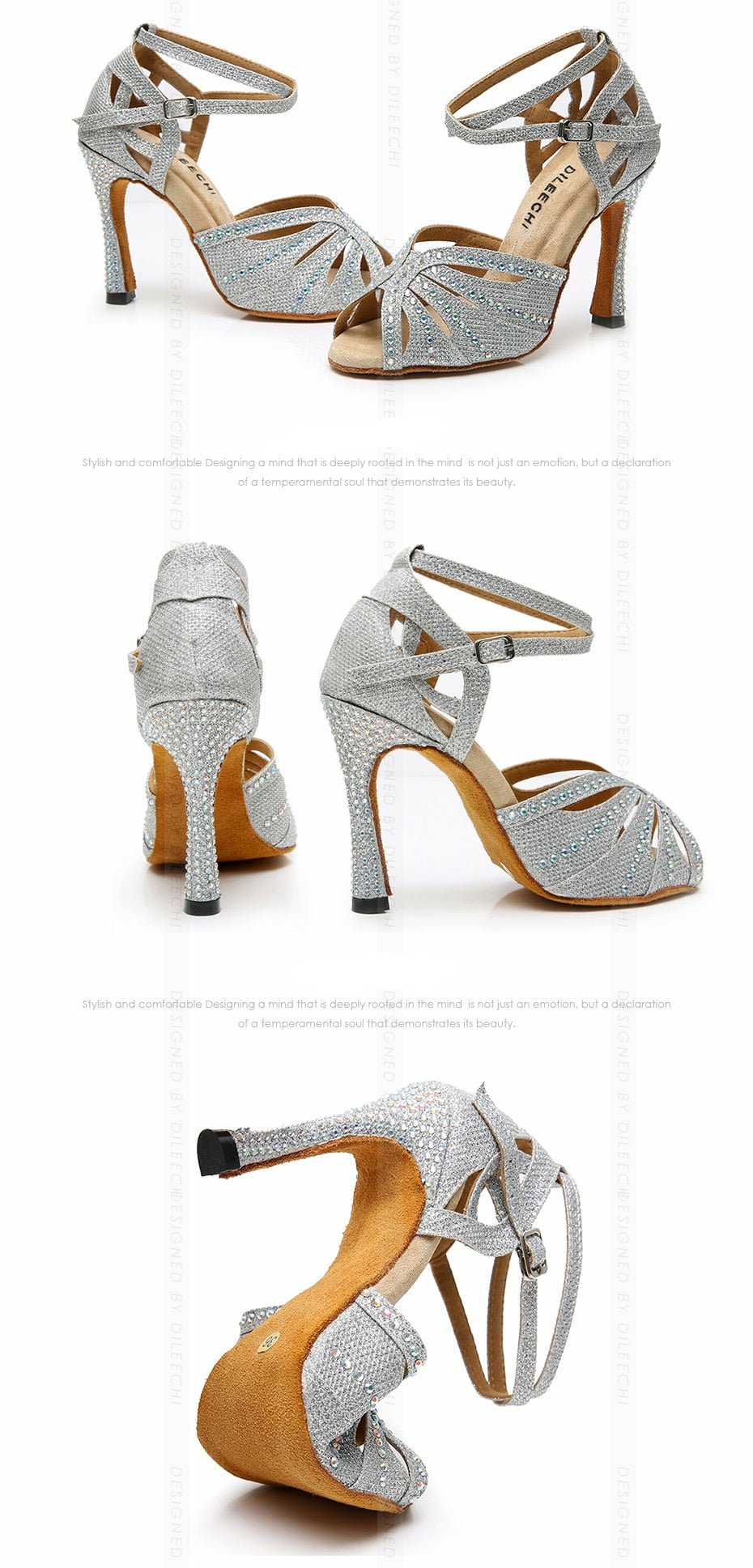 Buy BABEYOND Ballroom Dance Shoes Women - Latin Salsa Closed Toe Pumps  1920s Retro Party Wedding Heels Black at Amazon.in