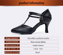 #B660 Microfiber Synthetic Leather Closed Toe Ballroom -Salsa -Tango -Latin Dance Shoes Heels 6cm/7.5cm