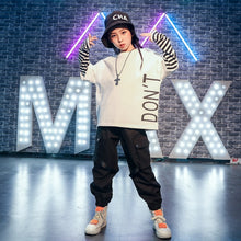 #D114 Hip Hop Jazz Dance- Long Sleeve Top - Pants for Boys & Girls Hiphop-Street Dance