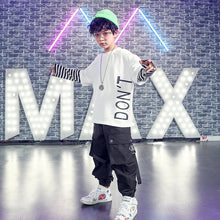 #D114 Hip Hop Jazz Dance- Long Sleeve Top - Pants for Boys & Girls Hiphop-Street Dance