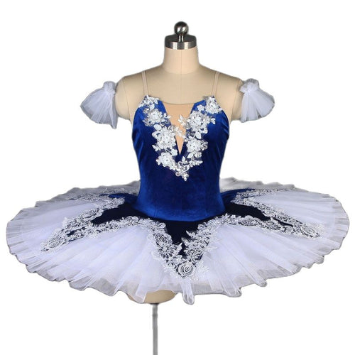 #TTLL06 Beautiful Blue Velvet -Pre-Professional Pancake Tutu